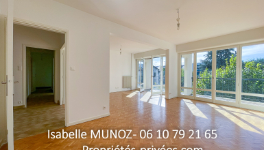 F6 avec terrasse, balcon, garage et cave