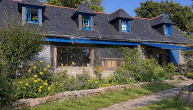 Maison en pierres Cap Coz – 200 m plage – Jardin 1000 m²