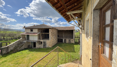 Ancienne ferme à rénover avec vue dégagée
